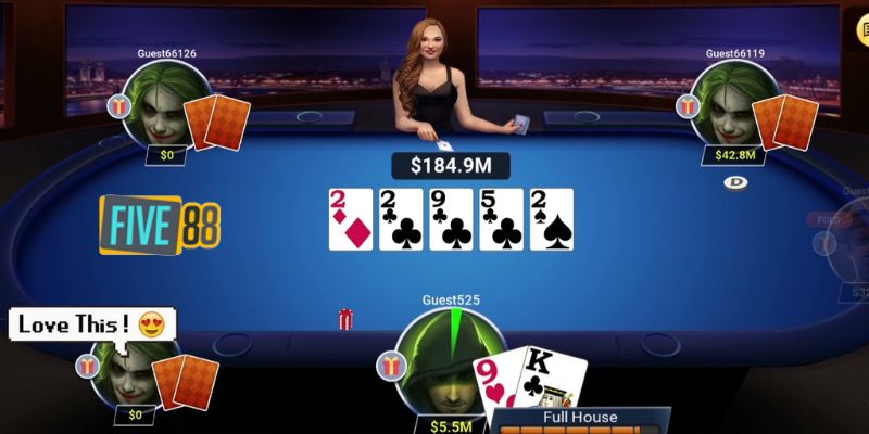 Poker Five88 và những ưu điểm vượt trội